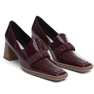 Elleme Paris Chouchou Heel Loafter Patent Burgundy